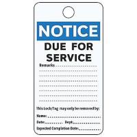 9CFK4 Notice Tag, 5-3/4 x 3 In, Cardstock, PK25