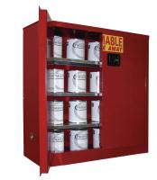 9RW34 Flammable Cabinet, 40 Gal., Yellow