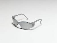 9CKG0 Safety Glasses, Slvr Mirror, Scrtch-Rsstnt