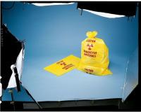 9CM64 Radioactive Waste Bag, 24 In. L, PK 250