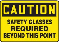 9K711 Caution Sign, 7 x 10In, BK/YEL, PLSTC, ENG