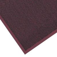 9CNA5 Entrance Mat, Poly, Fiber, Burgundy, 3 x4 ft