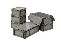 9CUN3 Attached Lid Security Bo, 12x15x7-1/2