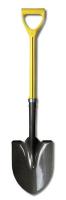 9CXJ7 Round Point Shovel, 27 In. Handle, 14 ga.