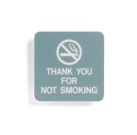 9NTG3 No Smoking Sign, 5-1/2 x 5-1/2In, PLSTC