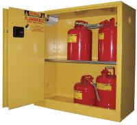 8ZEA6 Flammable Safety Cabinet, 30 Gal., Yellow