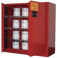 9MJC0 Flammable Cabinet, 40 Gal., Red