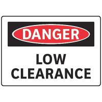 9RNU3 Danger Sign, 7 x 10In, R and BK/WHT, ENG