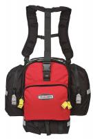 9DT37 Fire Line Pack, Red, 1000D Cordura(R)