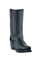 8ERH6 Harness Boots, Pln, Mens, 10, Black, 1PR