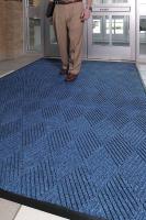 8DW02 Entrance Mat, Medium Blue, 4 x 10 ft.