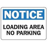 9KWX4 Notice Sign, 7 x 10In, BL and BK/WHT, Vinyl