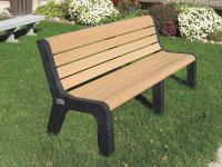9E848 Bench, Malibu, Brown, 72In