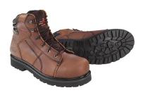 8FKD7 Work Boots, Stl, Mn, 8, Brn, 1PR