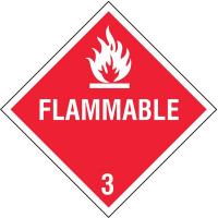 8XJK7 Vehicle Placard, Flam with Pictogram, PK10
