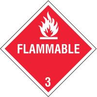 9ECP0 Vehicle Placard, Flam w Pictogram, PK10