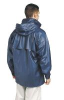 9ECT4 Rain Jacket with Hood, Navy, L