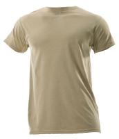 9GCU4 Short Slv T-Shirt, XXXL, Desert, Microban