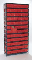 9EY69 Steel Shelving, 12x36x75, Blue