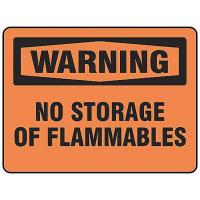 9EYD0 Warning Sign, 10 x 14In, BK/R, PORC CTD, ENG
