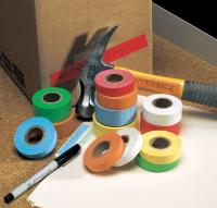 8N686 Carton Tape, Paper, Orange, 1/2 In x 14 Yd