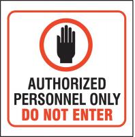 13R207 Notice Sign, 7 x 12In, R and BK/WHT, ENG