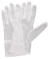 3NAW8 Reversible Inspection Glove, White, PK 12