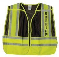 8YTE1 Pro Police Safety Vest, Brown, 2XL/4XL