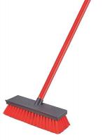 9FRA9 Floor Scrub Brush w Handle and Squeegee