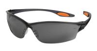 9G284 Safety Glasses, Gray, Scratch-Resistant