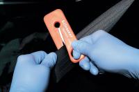 8Z543 Seat Belt Cutter, Orange, 4.75 In L