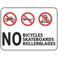 9G739 Traffic Sign, 7 x 10In, BK and R/WHT