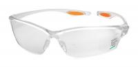 9G775 Safety Glasses, Clear, Scratch-Resistant
