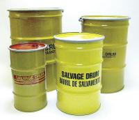 9GDG4 Salvage Drum Quad, 15/30/55/85 Gal, Yl, PK4