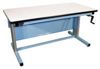 9GF22 Modular Workbench, 60Wx30Dx30 to 42 in. H