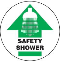 9FG16 Floor Sign, 17In, Safety Shower