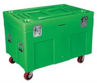 9GN80 Poly Site Box, Green, 15 cu. ft., 45 In.