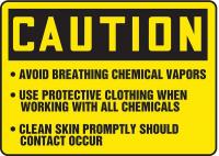 9HM07 Caution Sign, 10 x 14In, BK/YEL, AL, ENG