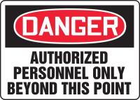 9HN18 Danger Sign, 10 x 14In, R and BK/WHT, PLSTC