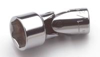 9AA21 Universal Socket, Flexible, 1/4 In, 13mm