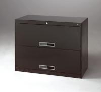8RHA0 File Cabinet, 27-9/16 In, 2 Drawer, Black