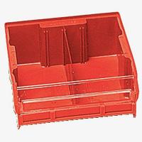 9HZ58 Stack/Hang Bin, 14-3/4L x 16-1/2W, Red