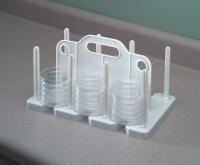 9J486 RACK PETRI DISH WH 7 IN HX8.25
