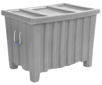 8PH53 Container, 14Cu-Ft., 500lbs., Gray