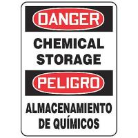 9MAG1 Danger Sign, 20 x 14In, R and BK/WHT, Text