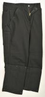 8EXU9 Dungaree Work Pants, Black, Size 48x32 In