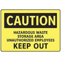 9M958 Caution Sign, 7 x 10In, BK/YEL, ENG, Text