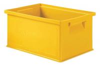 9KCK6 Stackable Trans Container, 6x13x9, Yellow