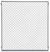 9GK92 Wire Partition Panel, W 4 x H 4, PK 2