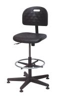 9KJ58 Value-Line Seating Stool, Black